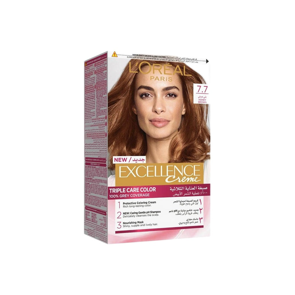 Loreal Paris Excellenci Hair Color Honey Brown 7.7