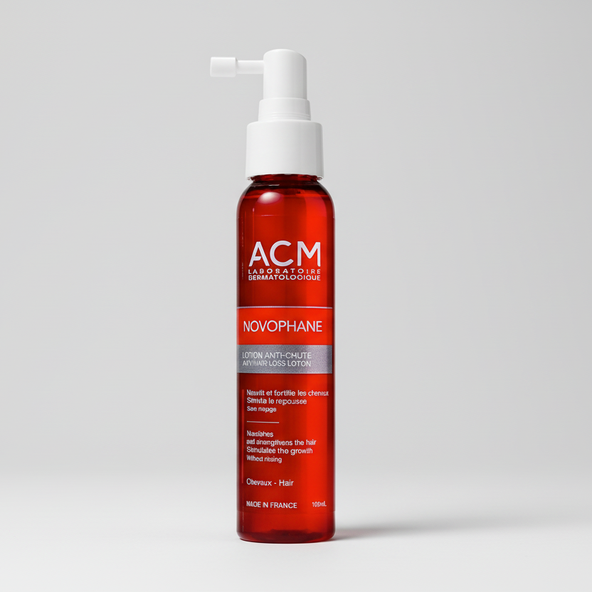 ACM Novophane anti hair loss lotion 100ml for scalp care and stronger looking hair at MALSA