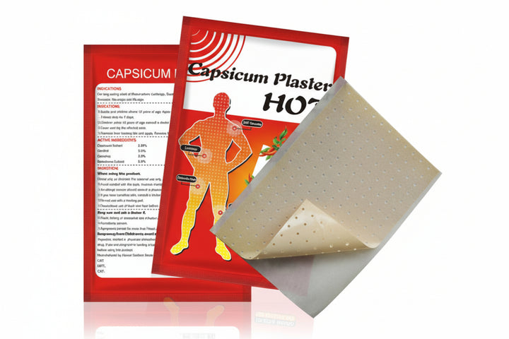 لصقات الفلفل الحار الساخنة 18×12 سم لتخفيف آلام العضلات والعلاج بالتدفئة متوفرة لدى ملسا