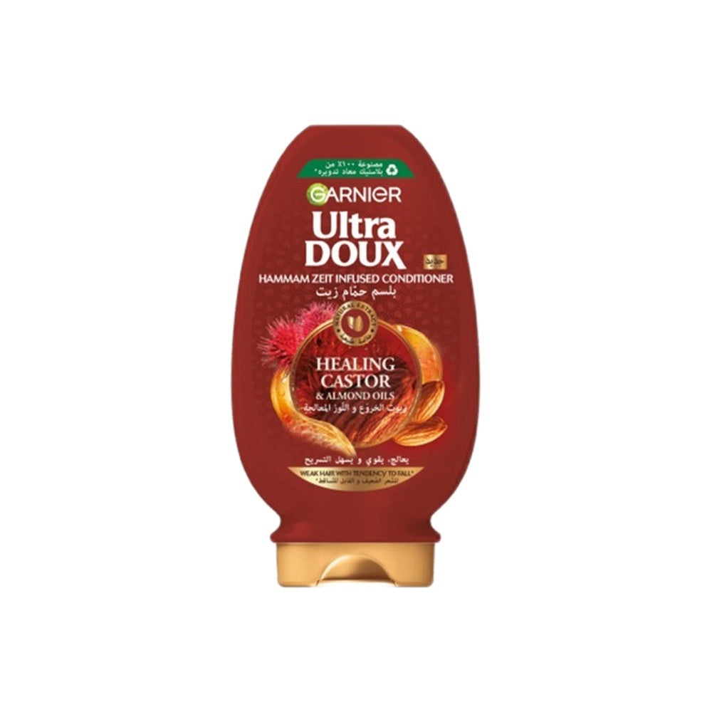 Garnier Ultra Doux Hair Conditioner 360Ml With Almond And Castor Extract