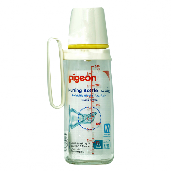 زجاجة بيجون الزجاجية بمقبض K8 سعة 240 مل