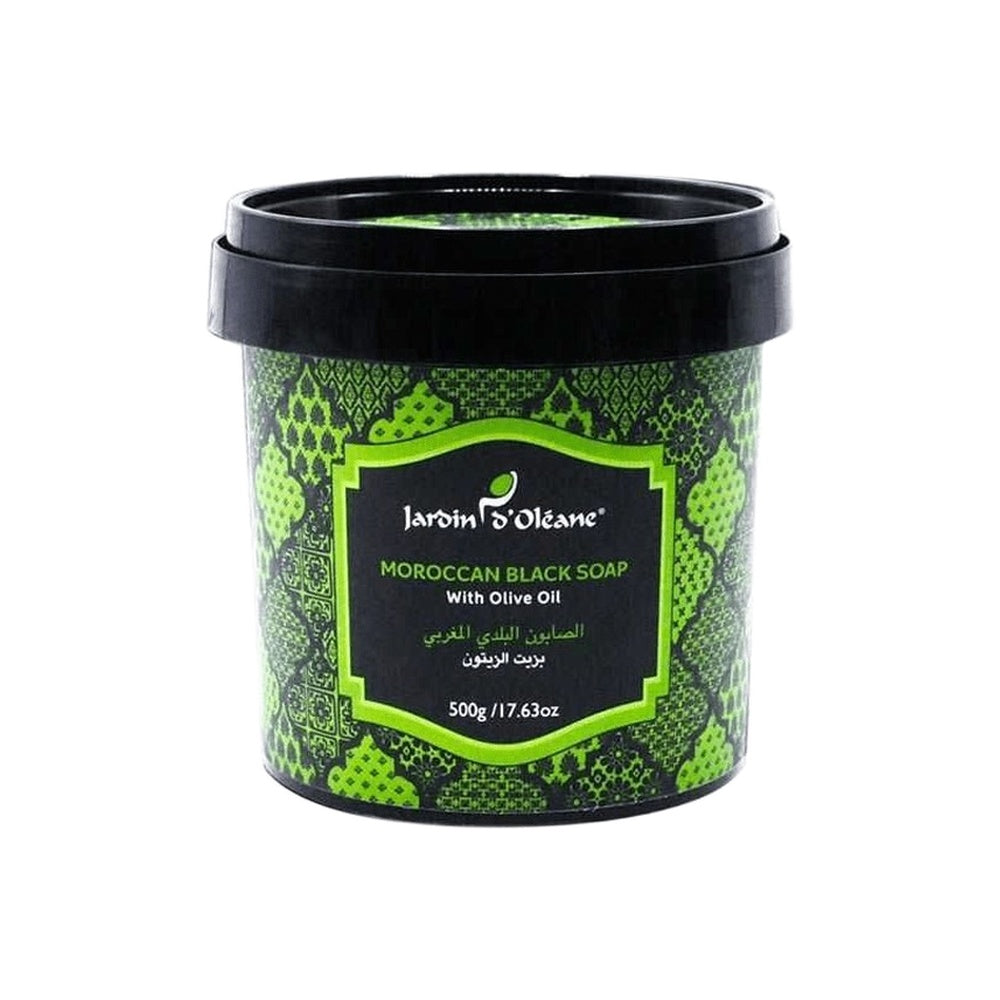 Jardin Oleane Moroccan Black With Olive Oil Soap 500Gm