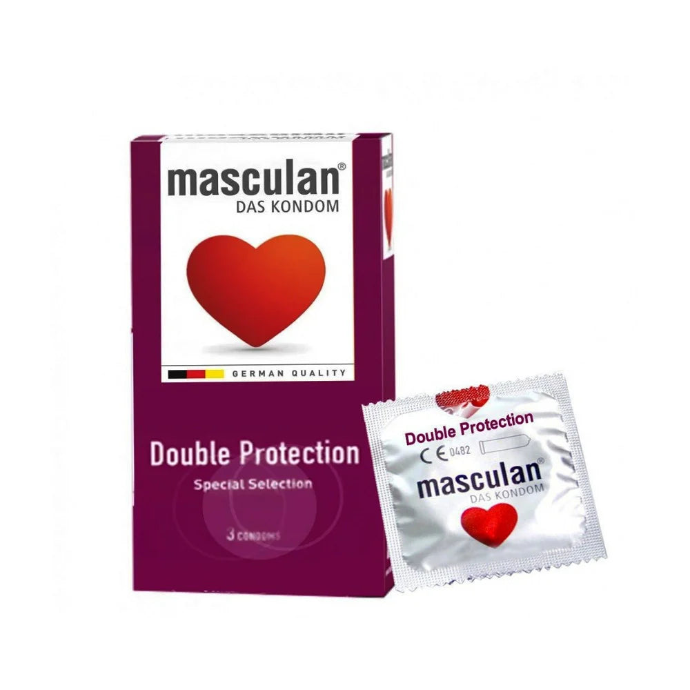 واقيات ذكرية ماسكولان مزدوجة الحماية - 10 واقيات ذكرية