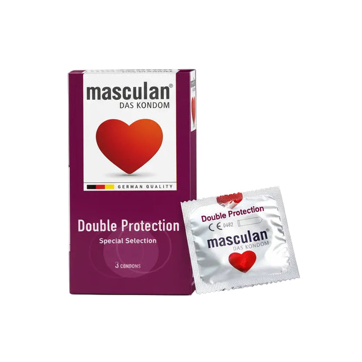 واقيات ذكرية ماسكولان مزدوجة الحماية - 10 واقيات ذكرية