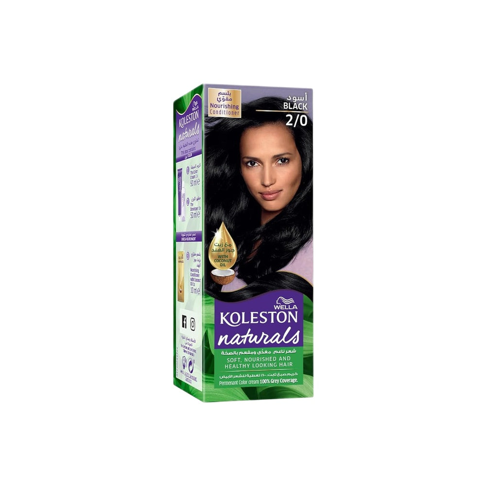 Koleston Natural With Coconut Oil Tube Hair Color 2-0