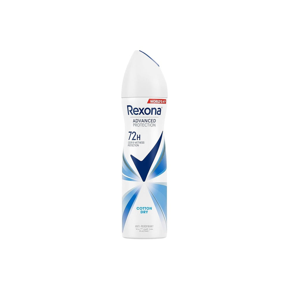 REXONA COTTON DRY DEODORANT SPRAY 150ML