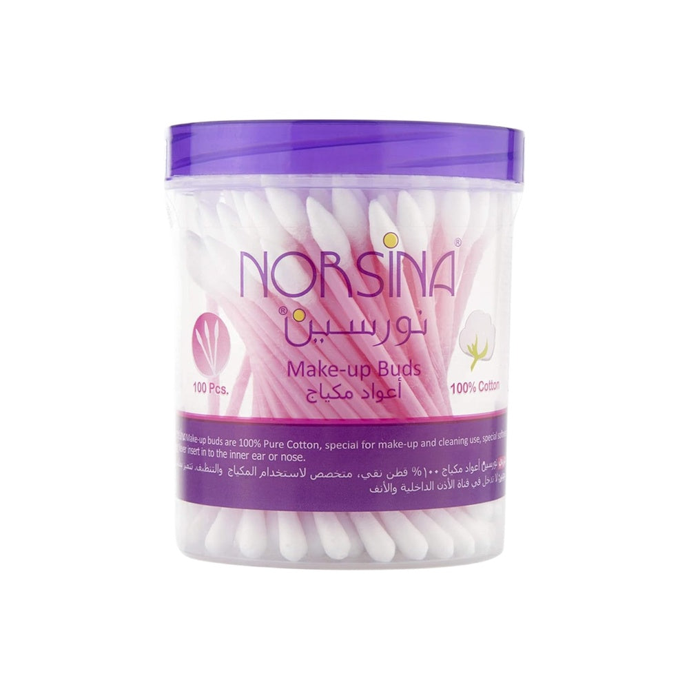 نورسينا اعواد قطن 100 قطعة للمكياج