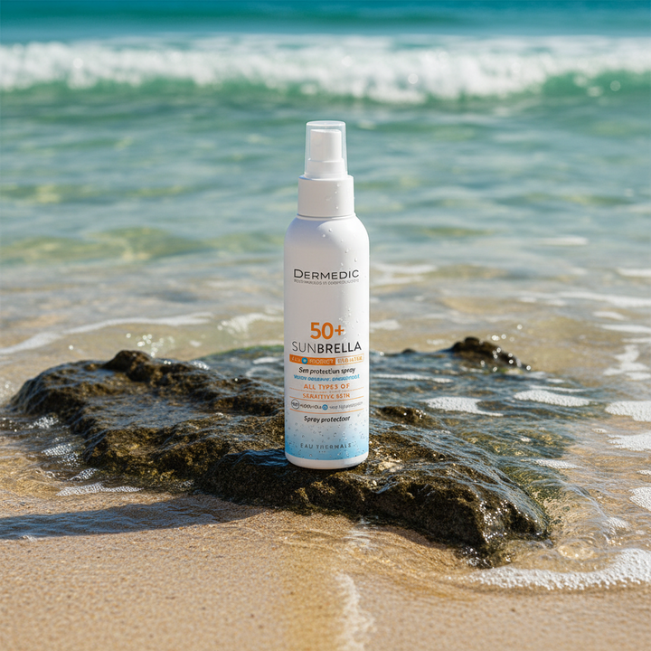 بخاخ واقي الشمس ديرميديك صنبريلا بعامل حماية 50+ للوجه والجسم من ملسا
بخاخ واقي من الشمس عالي الحماية بعامل حماية 50+ من ديرميديك، مناسب لمناخ دول مجلس التعاون الخليجي