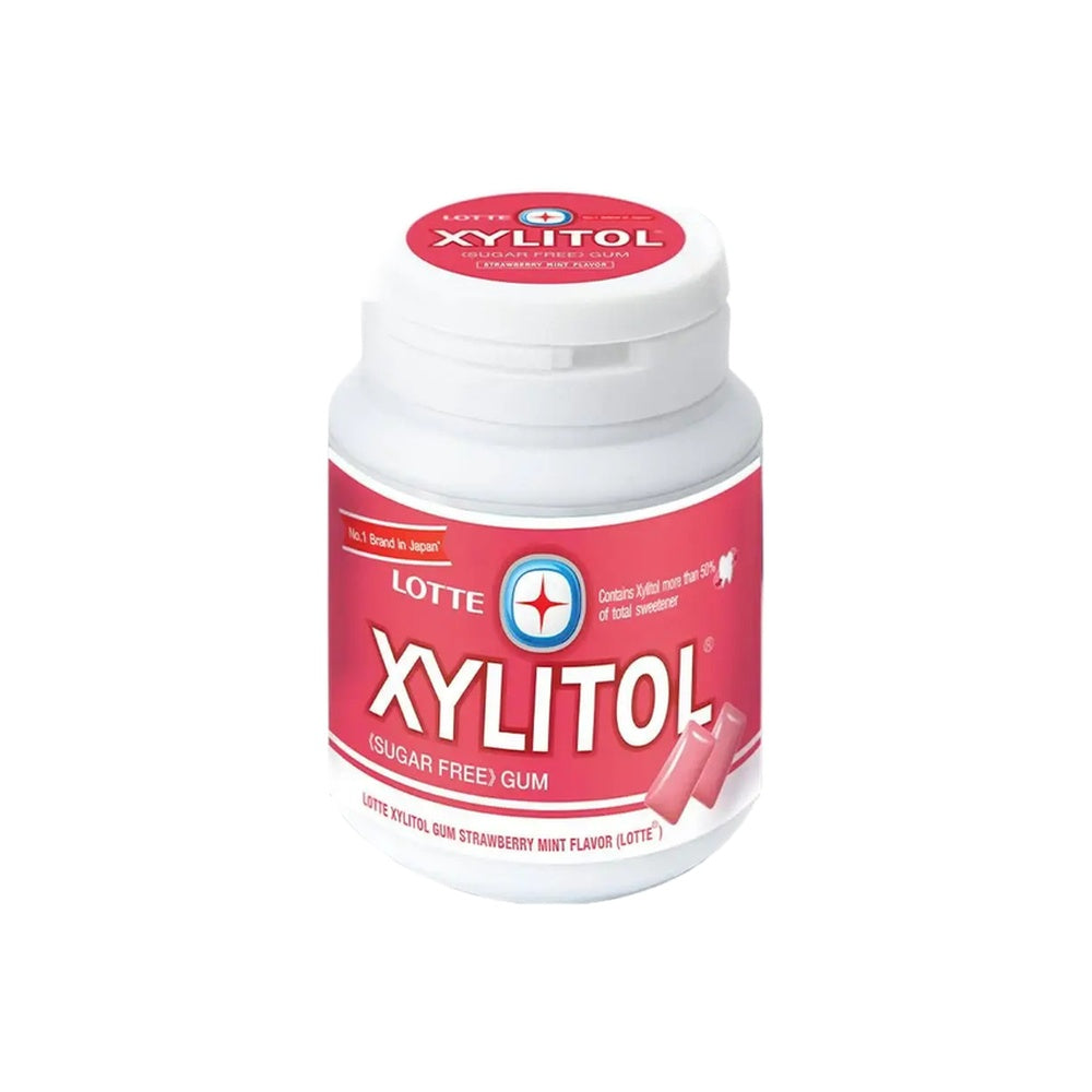 لوتي زيليتول علكة 29 جرام خالية من السكر بالفراولة و النعناع