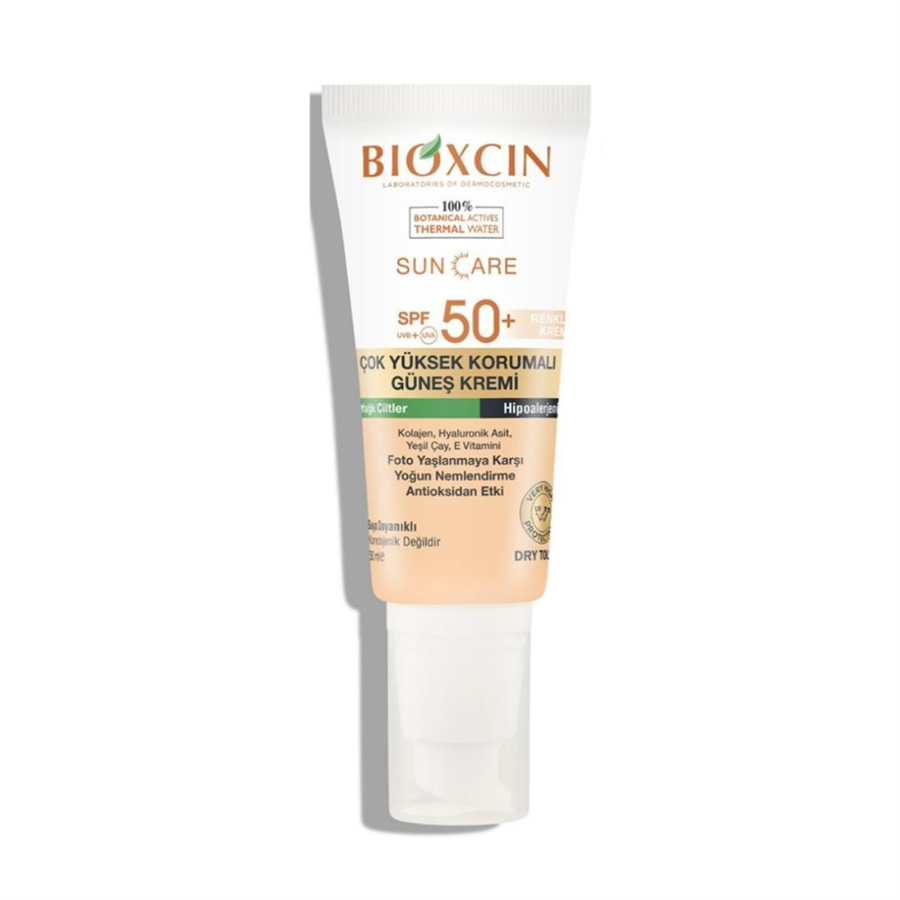 Bioxcin Sun Care Spf 50+ Tinted Sun Cream Oily Skin  50 Ml